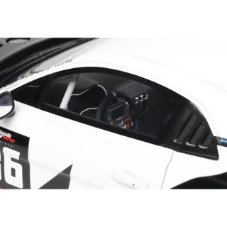 ALPINE A110 GT4 + WHITE ULTIMATE GT ENDURANCE CUP 2024 OttO mobile 1:18 Resinemodell (Türen, Motorhaube... nicht zu öffnen!)